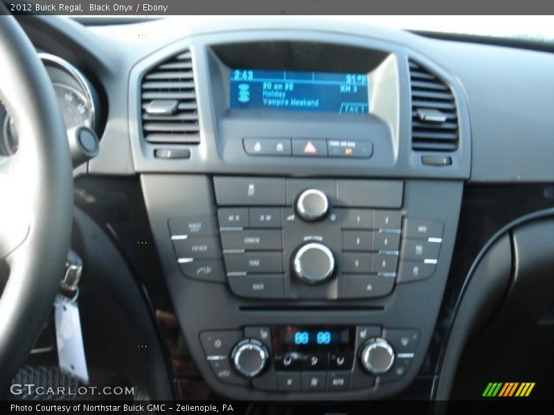 Black Onyx / Ebony 2012 Buick Regal