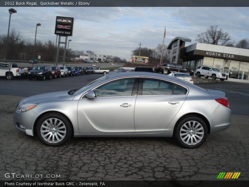 Quicksilver Metallic / Ebony 2012 Buick Regal