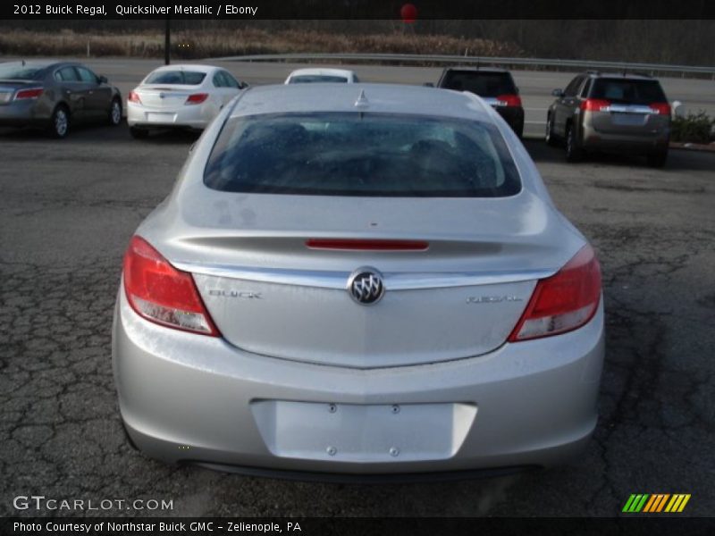 Quicksilver Metallic / Ebony 2012 Buick Regal