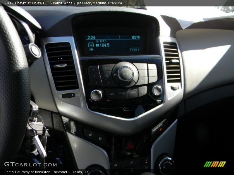 Summit White / Jet Black/Medium Titanium 2012 Chevrolet Cruze LS