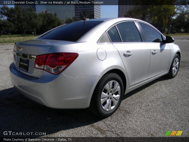 Silver Ice Metallic / Jet Black/Medium Titanium 2012 Chevrolet Cruze LS