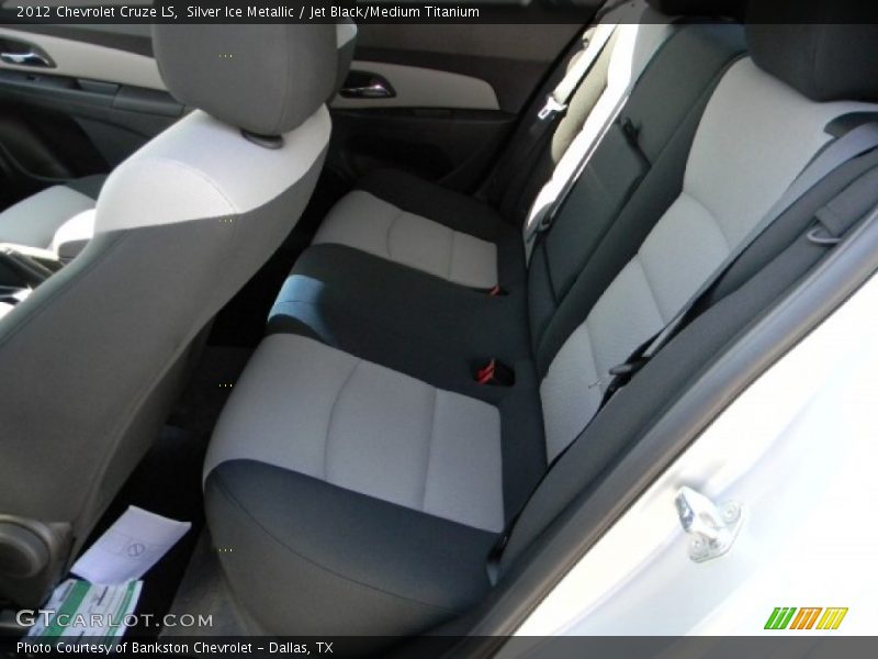 Silver Ice Metallic / Jet Black/Medium Titanium 2012 Chevrolet Cruze LS