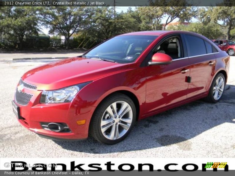 Crystal Red Metallic / Jet Black 2012 Chevrolet Cruze LTZ