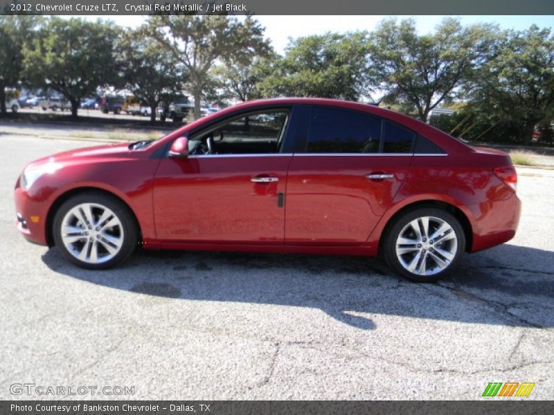 Crystal Red Metallic / Jet Black 2012 Chevrolet Cruze LTZ