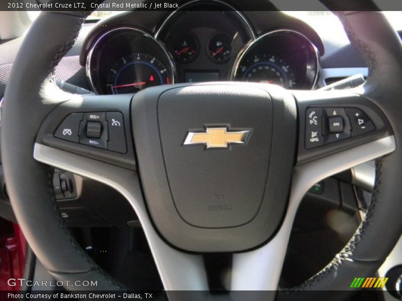 Crystal Red Metallic / Jet Black 2012 Chevrolet Cruze LTZ
