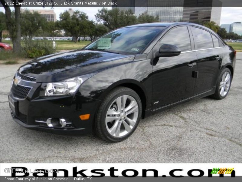 Black Granite Metallic / Jet Black 2012 Chevrolet Cruze LTZ/RS