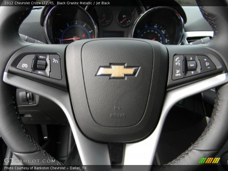 Black Granite Metallic / Jet Black 2012 Chevrolet Cruze LTZ/RS