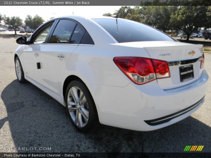 Summit White / Jet Black 2012 Chevrolet Cruze LTZ/RS