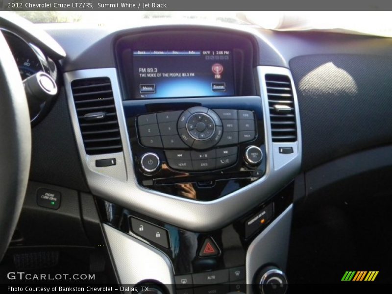 Summit White / Jet Black 2012 Chevrolet Cruze LTZ/RS