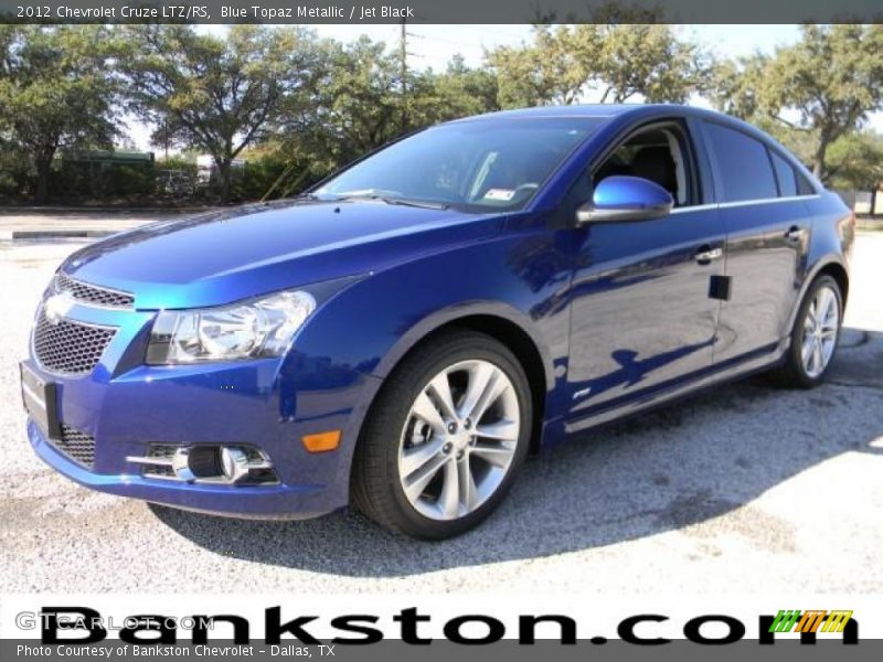 Blue Topaz Metallic / Jet Black 2012 Chevrolet Cruze LTZ/RS