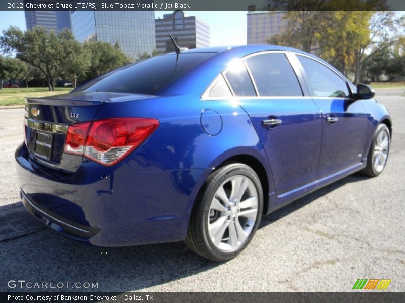 Blue Topaz Metallic / Jet Black 2012 Chevrolet Cruze LTZ/RS