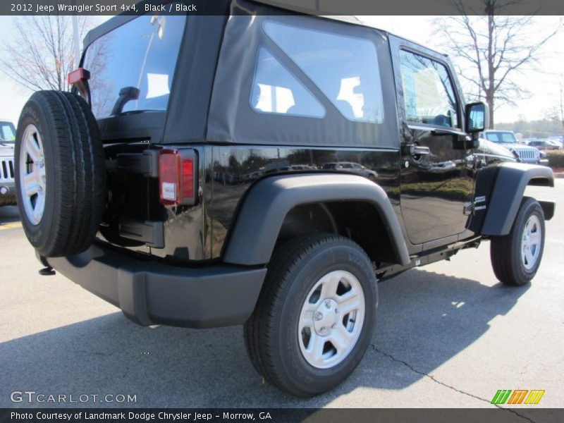 Black / Black 2012 Jeep Wrangler Sport 4x4