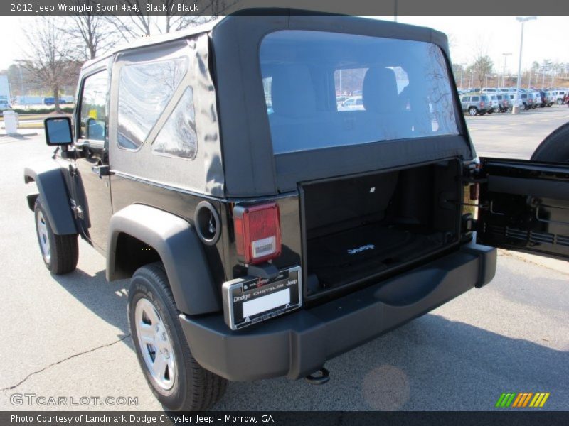 Black / Black 2012 Jeep Wrangler Sport 4x4