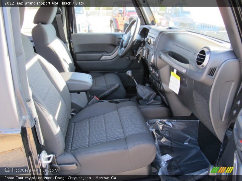 Black / Black 2012 Jeep Wrangler Sport 4x4