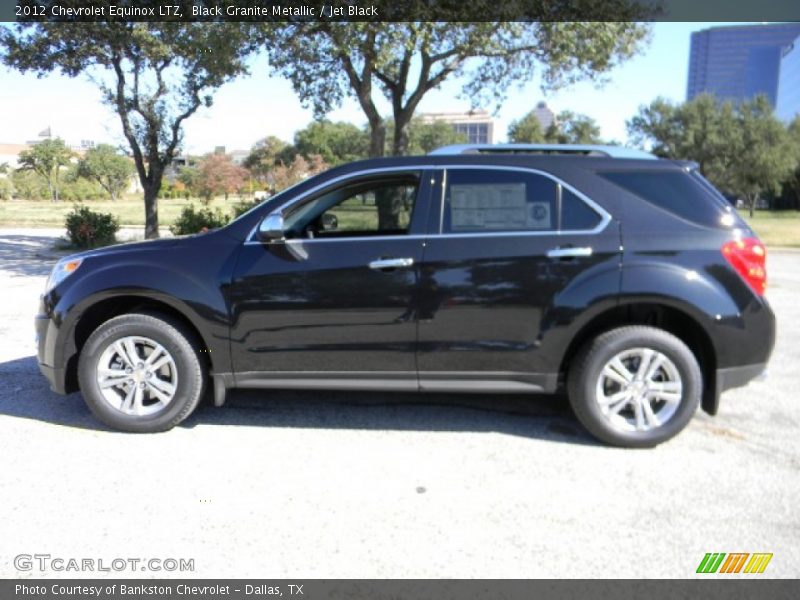 Black Granite Metallic / Jet Black 2012 Chevrolet Equinox LTZ
