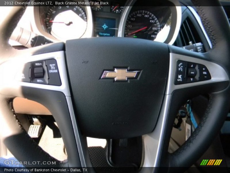 Black Granite Metallic / Jet Black 2012 Chevrolet Equinox LTZ