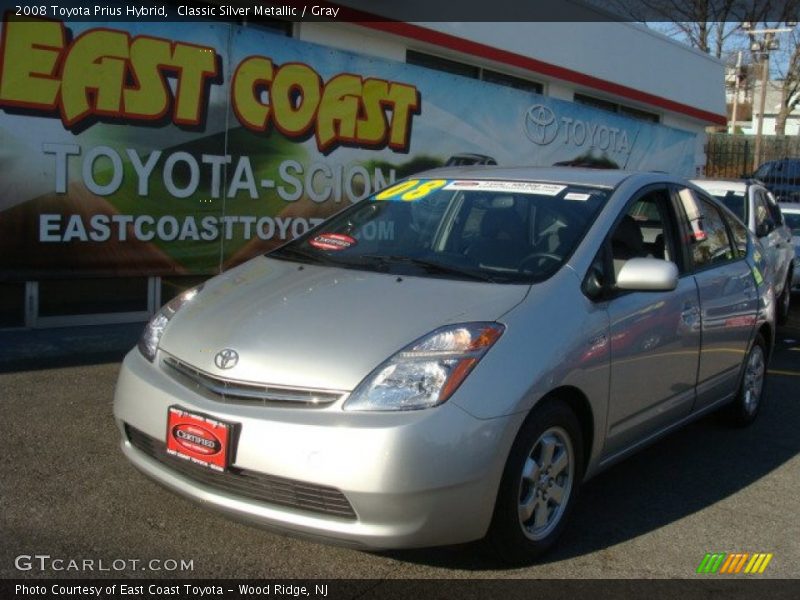 Classic Silver Metallic / Gray 2008 Toyota Prius Hybrid