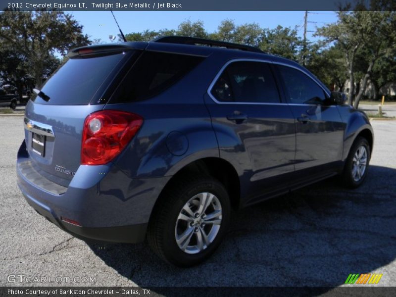 Twilight Blue Metallic / Jet Black 2012 Chevrolet Equinox LT