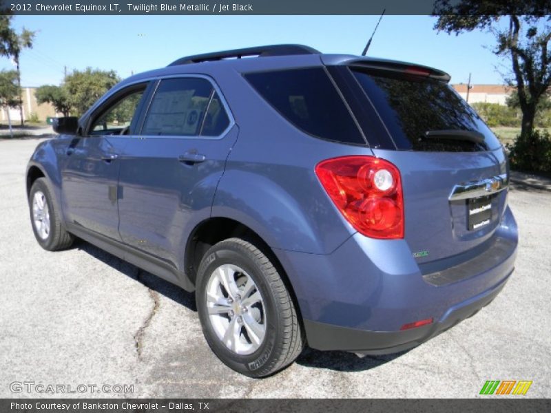 Twilight Blue Metallic / Jet Black 2012 Chevrolet Equinox LT