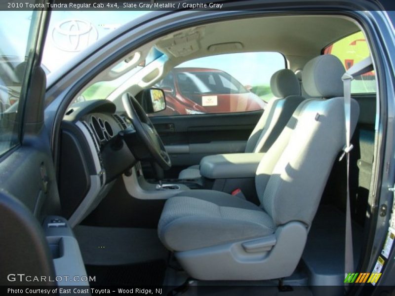 Slate Gray Metallic / Graphite Gray 2010 Toyota Tundra Regular Cab 4x4