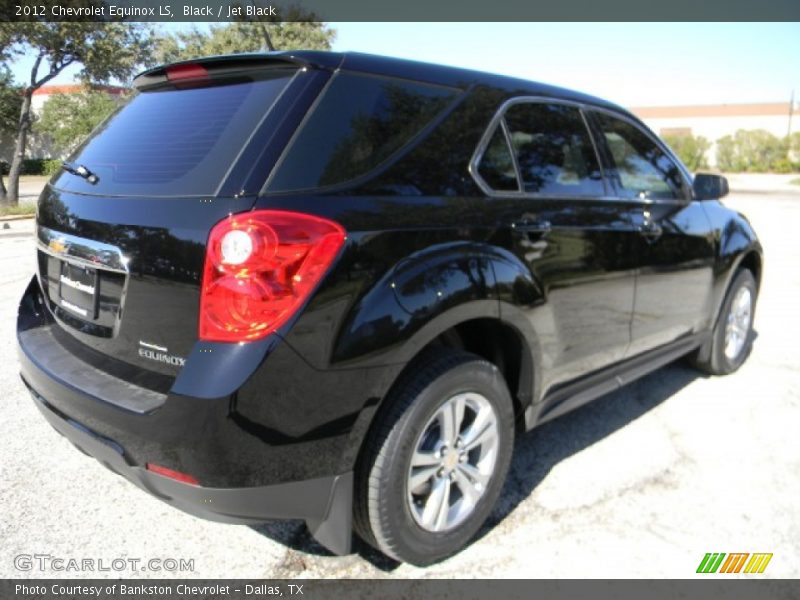 Black / Jet Black 2012 Chevrolet Equinox LS
