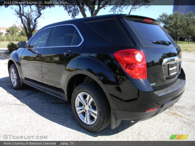 Black / Jet Black 2012 Chevrolet Equinox LS