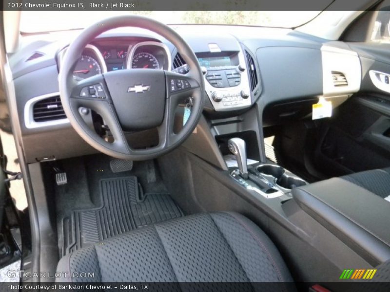 Black / Jet Black 2012 Chevrolet Equinox LS