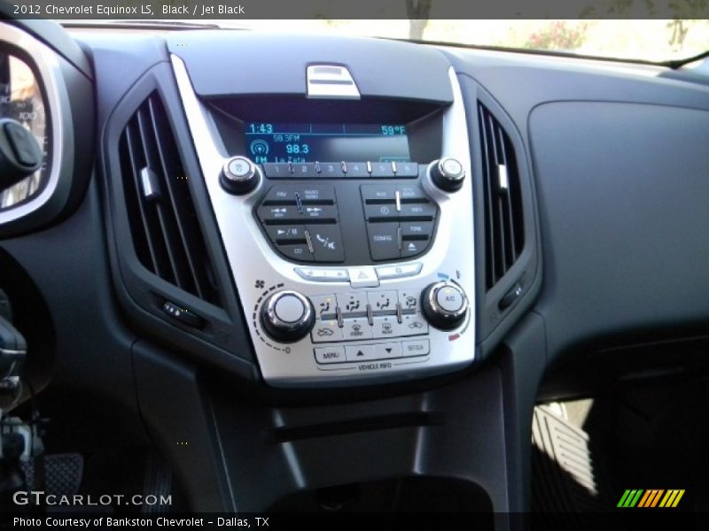 Black / Jet Black 2012 Chevrolet Equinox LS