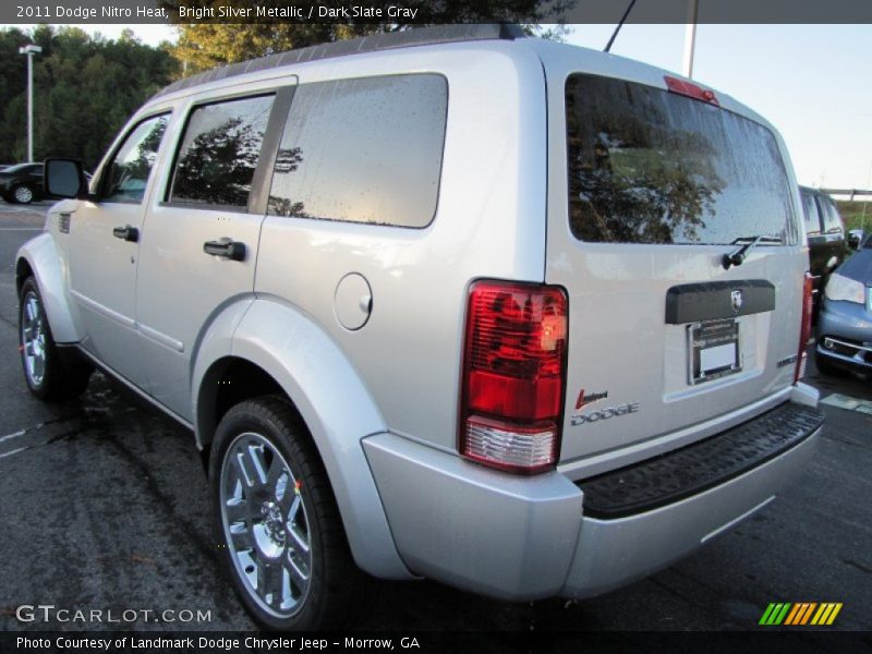 Bright Silver Metallic / Dark Slate Gray 2011 Dodge Nitro Heat
