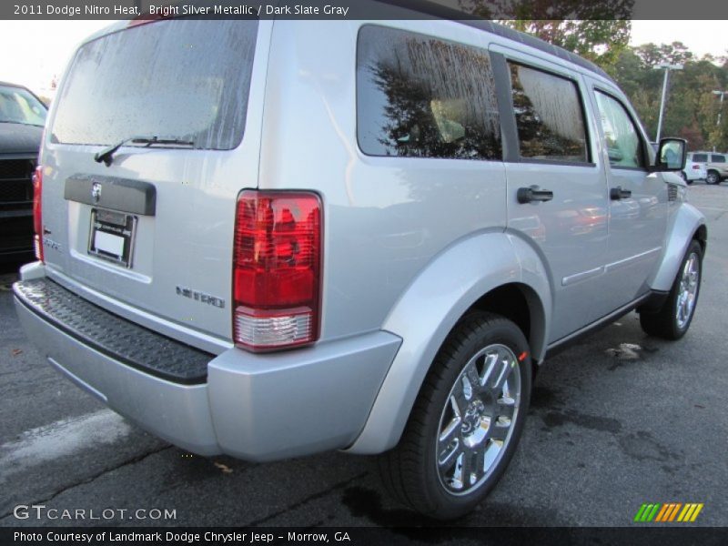 Bright Silver Metallic / Dark Slate Gray 2011 Dodge Nitro Heat