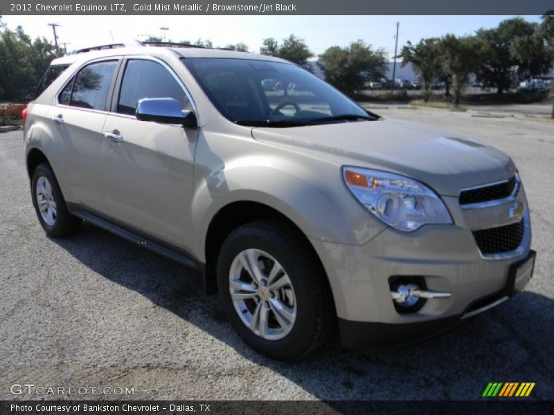 Gold Mist Metallic / Brownstone/Jet Black 2012 Chevrolet Equinox LTZ