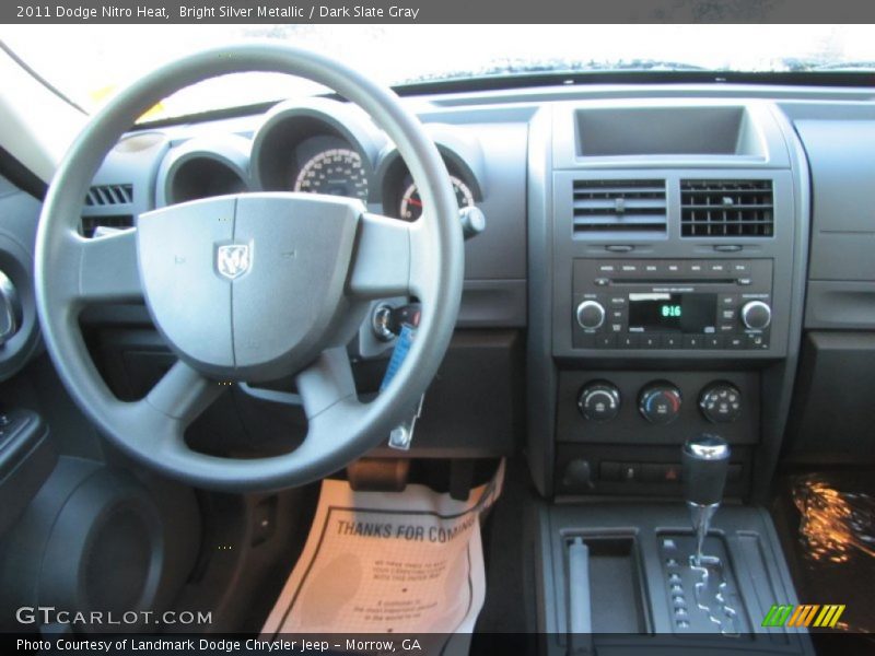 Bright Silver Metallic / Dark Slate Gray 2011 Dodge Nitro Heat