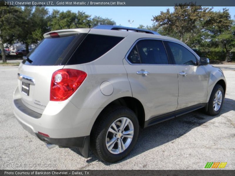 Gold Mist Metallic / Brownstone/Jet Black 2012 Chevrolet Equinox LTZ