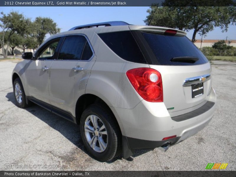 Gold Mist Metallic / Brownstone/Jet Black 2012 Chevrolet Equinox LTZ