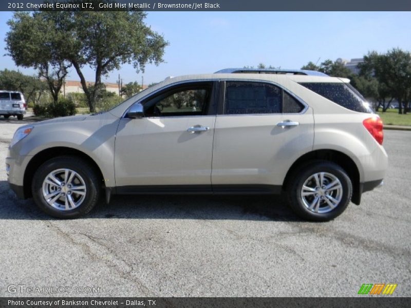 Gold Mist Metallic / Brownstone/Jet Black 2012 Chevrolet Equinox LTZ