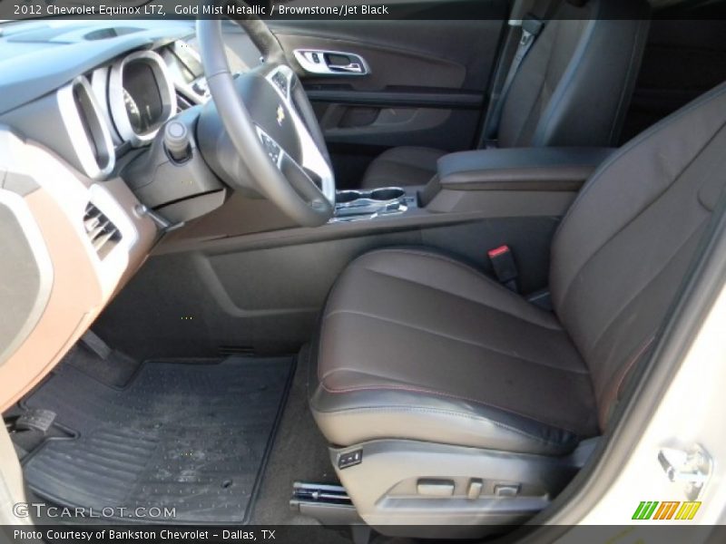 Gold Mist Metallic / Brownstone/Jet Black 2012 Chevrolet Equinox LTZ