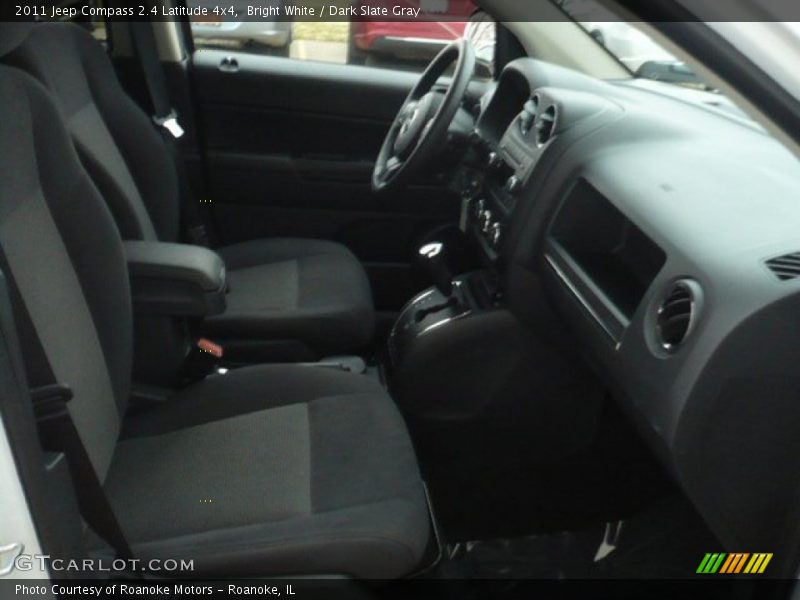 Bright White / Dark Slate Gray 2011 Jeep Compass 2.4 Latitude 4x4