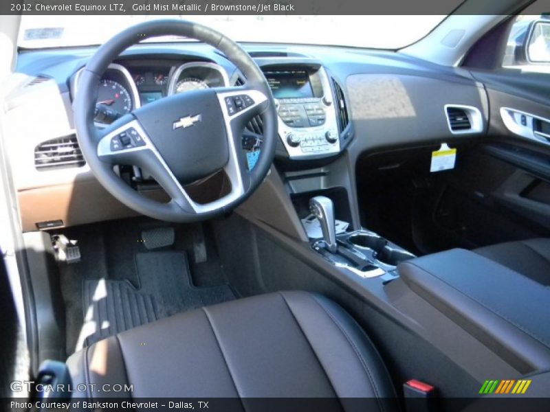 Gold Mist Metallic / Brownstone/Jet Black 2012 Chevrolet Equinox LTZ