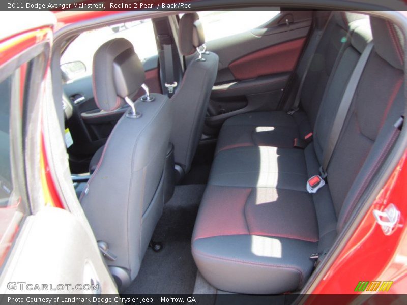 Redline 2 Pearl / Black/Red 2011 Dodge Avenger Mainstreet