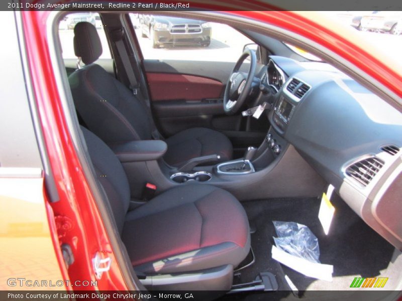 Redline 2 Pearl / Black/Red 2011 Dodge Avenger Mainstreet