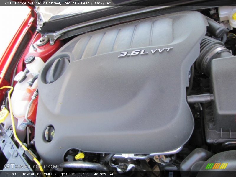 Redline 2 Pearl / Black/Red 2011 Dodge Avenger Mainstreet