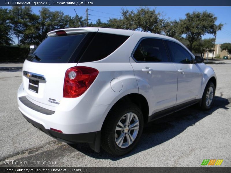 Summit White / Jet Black 2012 Chevrolet Equinox LS