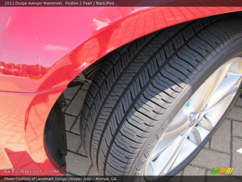 Redline 2 Pearl / Black/Red 2011 Dodge Avenger Mainstreet