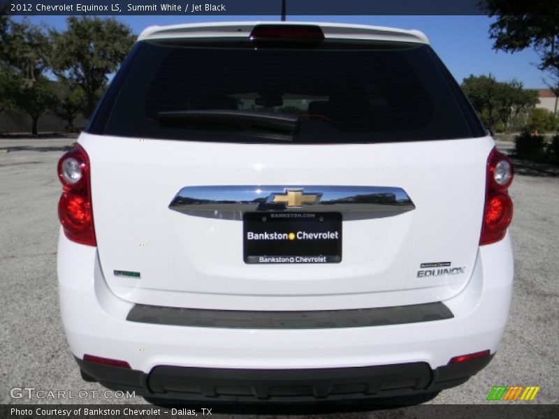 Summit White / Jet Black 2012 Chevrolet Equinox LS