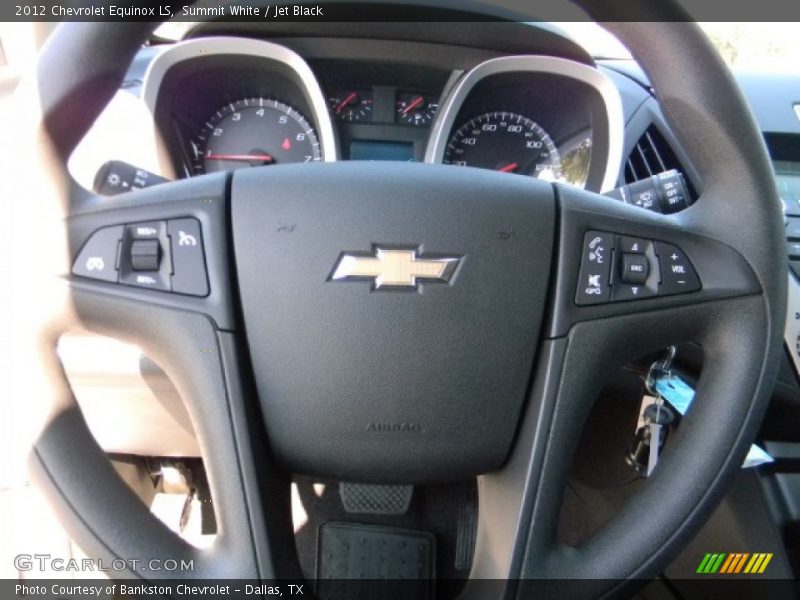 Summit White / Jet Black 2012 Chevrolet Equinox LS