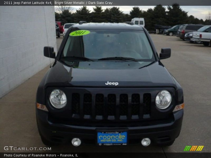 Bright Silver Metallic / Dark Slate Gray 2011 Jeep Patriot Latitude 4x4