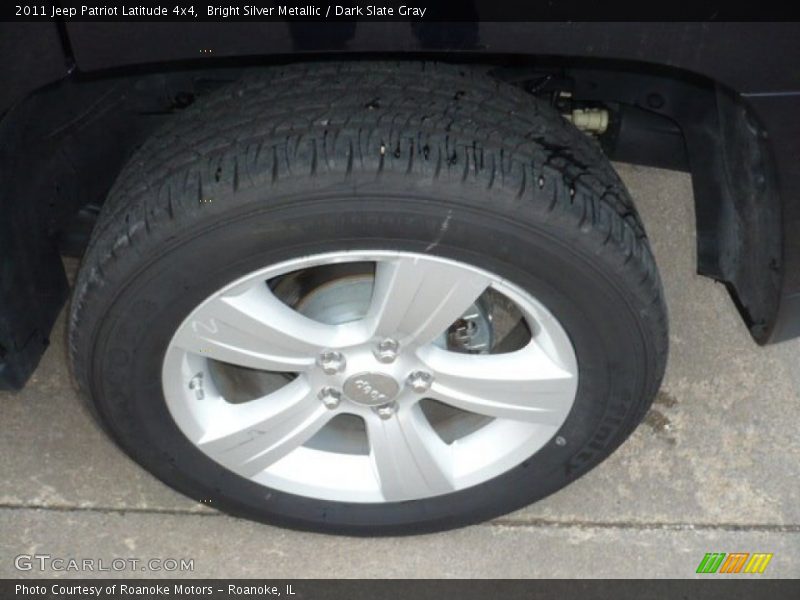 Bright Silver Metallic / Dark Slate Gray 2011 Jeep Patriot Latitude 4x4
