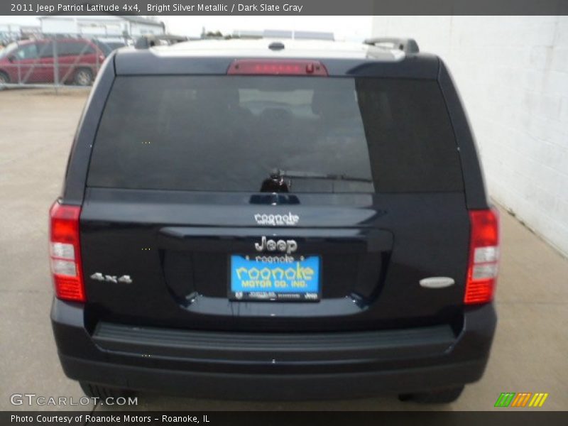 Bright Silver Metallic / Dark Slate Gray 2011 Jeep Patriot Latitude 4x4