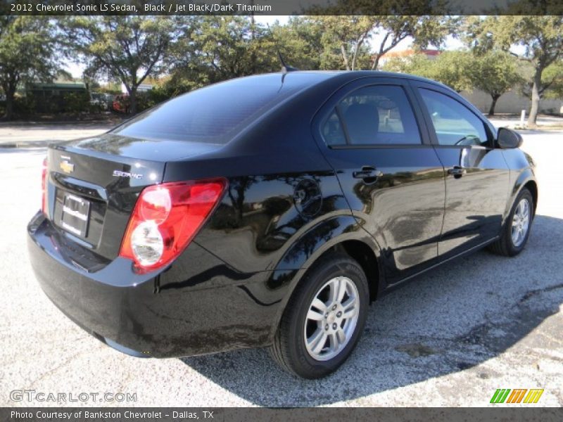 Black / Jet Black/Dark Titanium 2012 Chevrolet Sonic LS Sedan