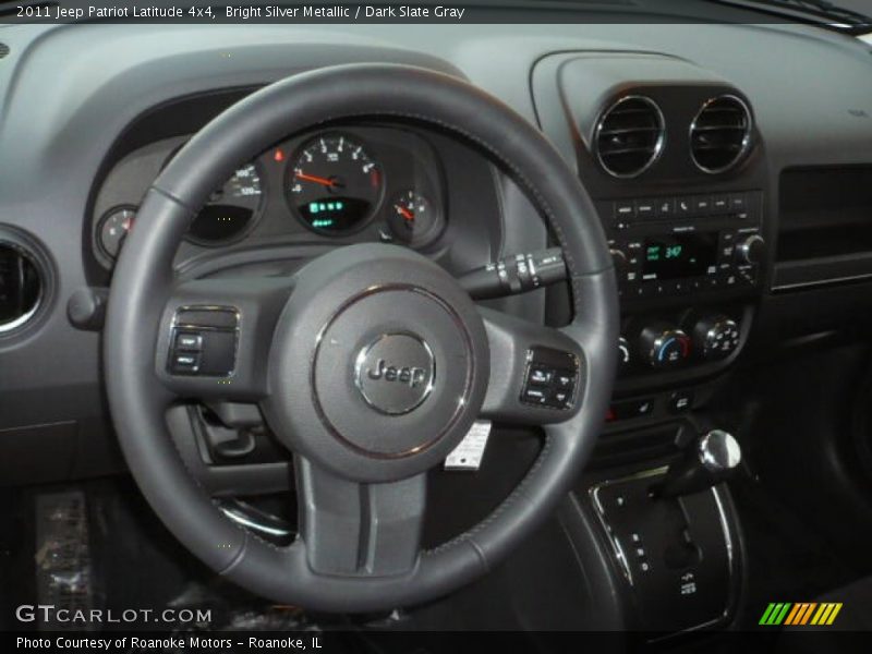 Bright Silver Metallic / Dark Slate Gray 2011 Jeep Patriot Latitude 4x4